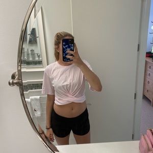 ALC intermix cropped T-shirt